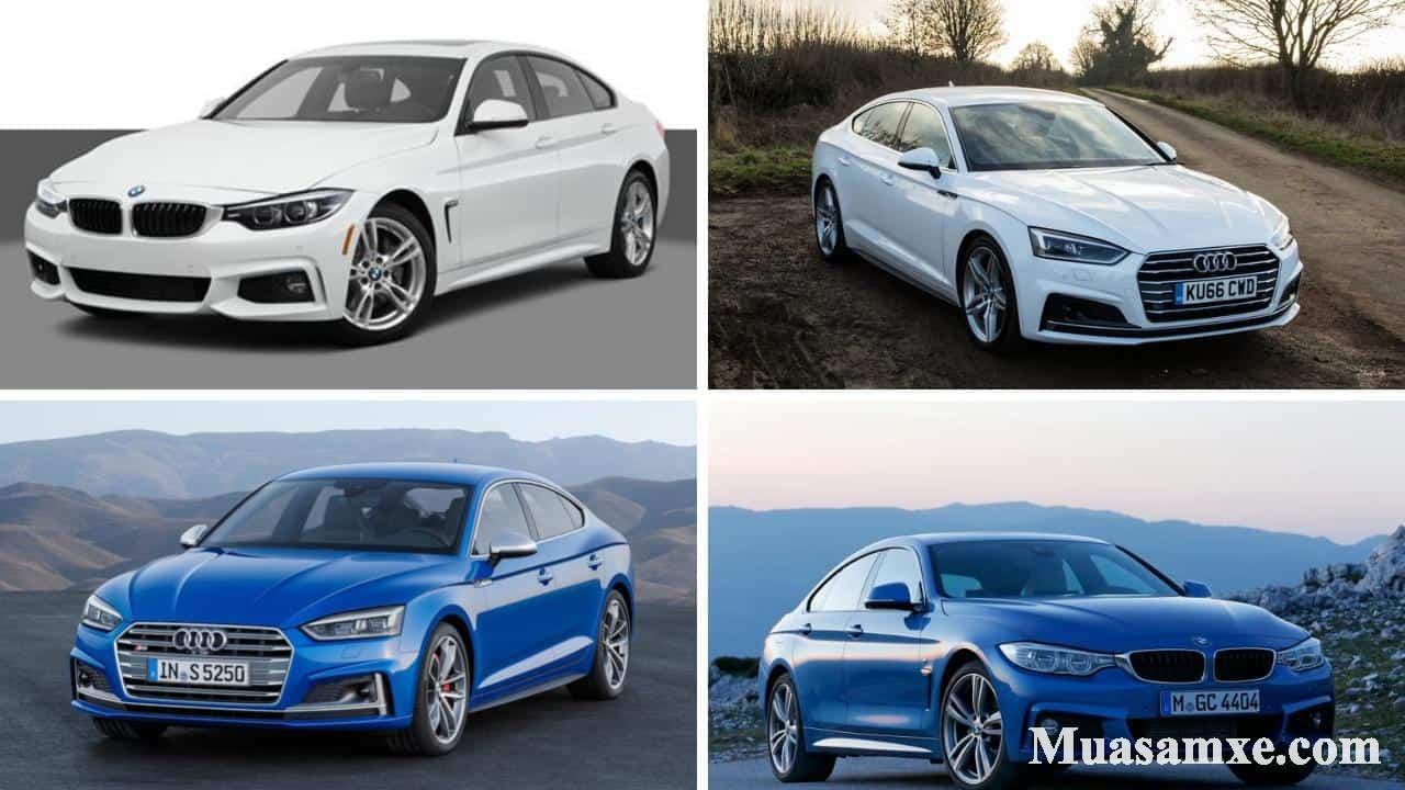 So sánh về ngoại thất xe Audi A5 2019 và BMW 4 Series
