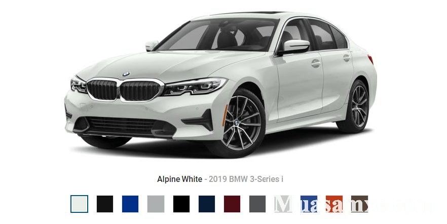 Bảng màu BMW 3 - Series 2019
