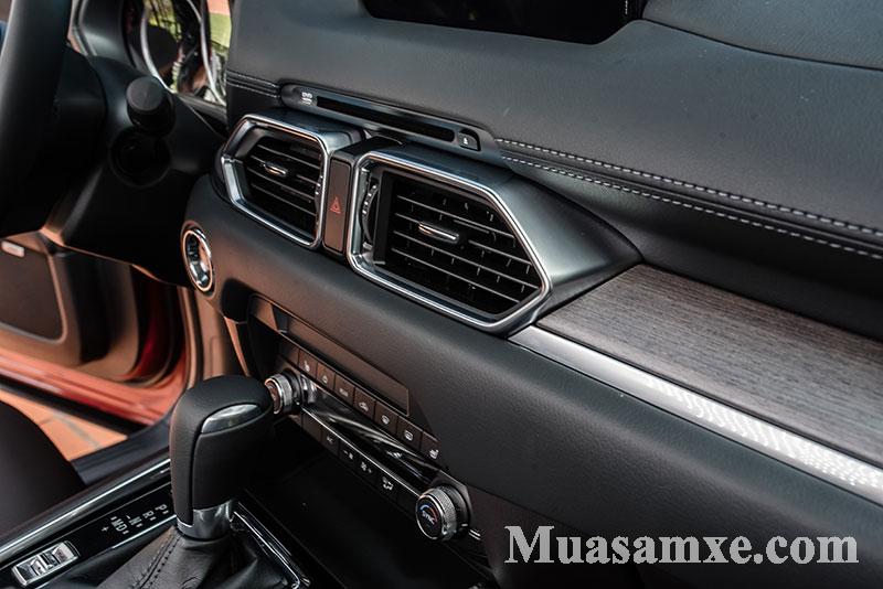 Nội thất Mazda CX8 2019 có rất nhiều chi tiết tạo nên sự sang trọng