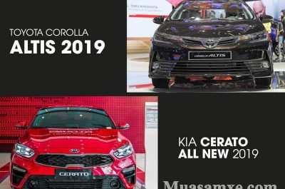 So sánh KIA Cerato All New với Toyota Corola Altis 2019
