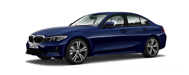 BMW 330i 2019 màu Mediterranean BLue