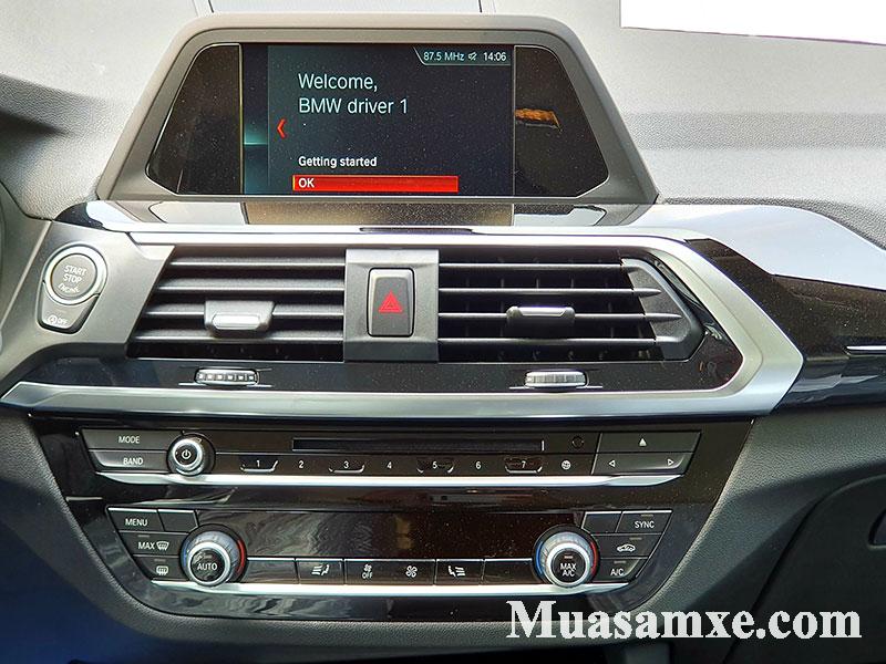 Điều hòa 2 vùng độc lập hàng ghế trước BMW X3 xDrive20i 2020