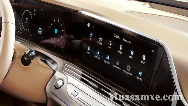 Hyundai Gradeur 2020 sở hữu tới 3 màn hình