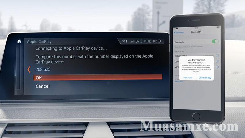 Hoàn thành việc kết nối Apple Carplay với xe BMW