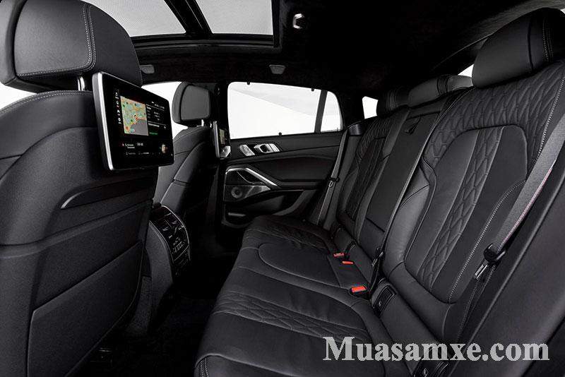 Không gian hàng ghế thứ hai của BMW X6 2020