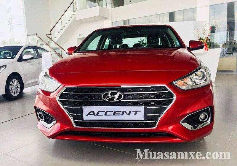 Thiết kế mặt trước Hyundai Accent 2019