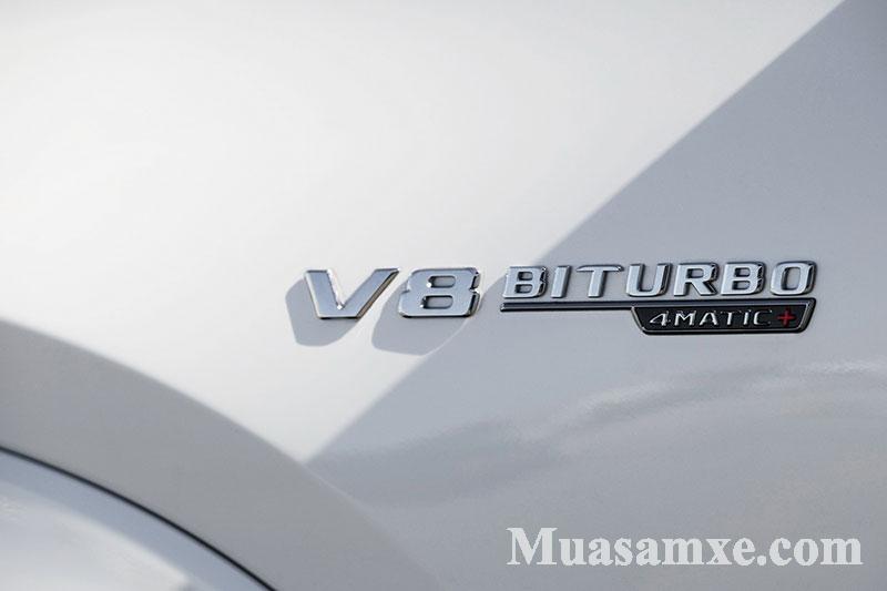 Logo V8 Biturbo trên GLS 63 4MATIC+ AMG
