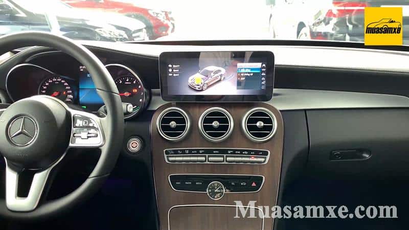 Màn hình giải trí 10.25 Inch Mercedes C200 Exclusive 2019