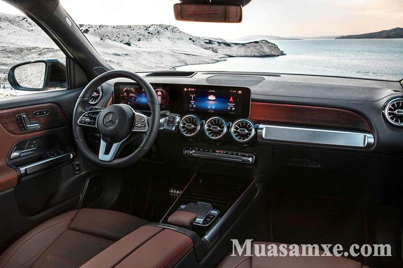 Khu vực điều khiển trung tâm Mercedes GLB Class 2020