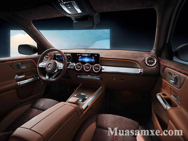Khoang trước nội thất Mercedes GLB Class 2020