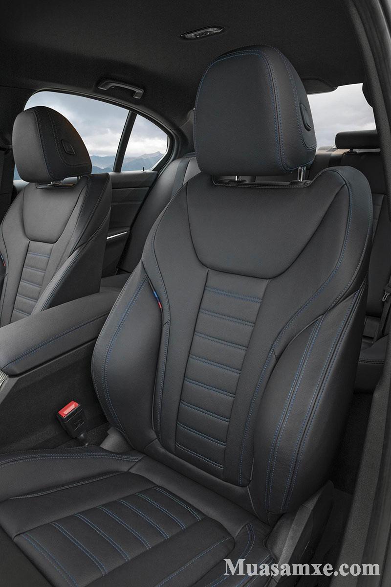 Ghế ngồi BMW 330i được bọc da tổng hợp SansaTec