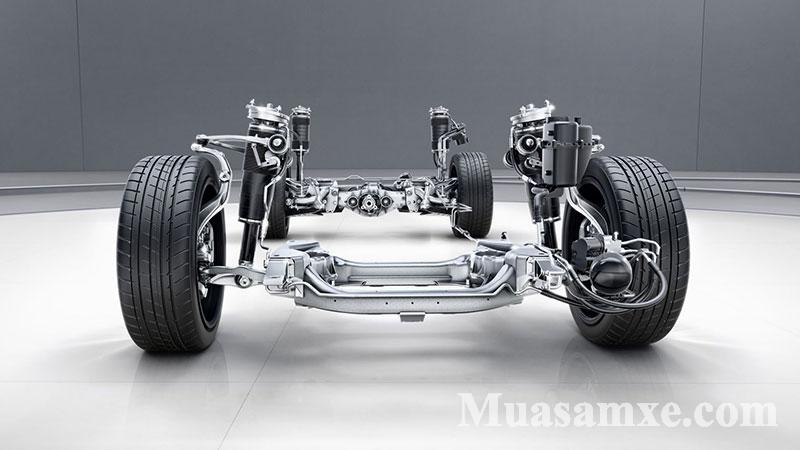 Hệ thống treo E-Active Body Control Mercedes sẽ hoạt động vơi một hệ thống hybrid nhẹ 48V