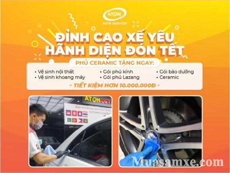 Phủ ceramic ô tô nhận ưu đãi khủng