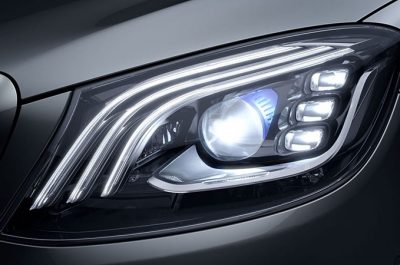 Công nghệ đèn Mercedes Multibeam LED cấu tạo và hoạt động ?
