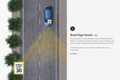 Road Sign Assist – Hệ thống phát hiện biển báo đường bộ Toyota