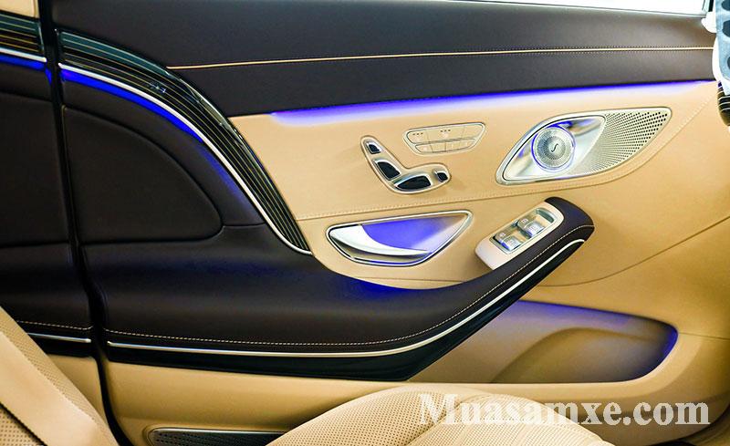 Maybach S 650 trang bị hệ thống đèn viền nội thất 64 màu thay đổi theo tùy chọn sở thích