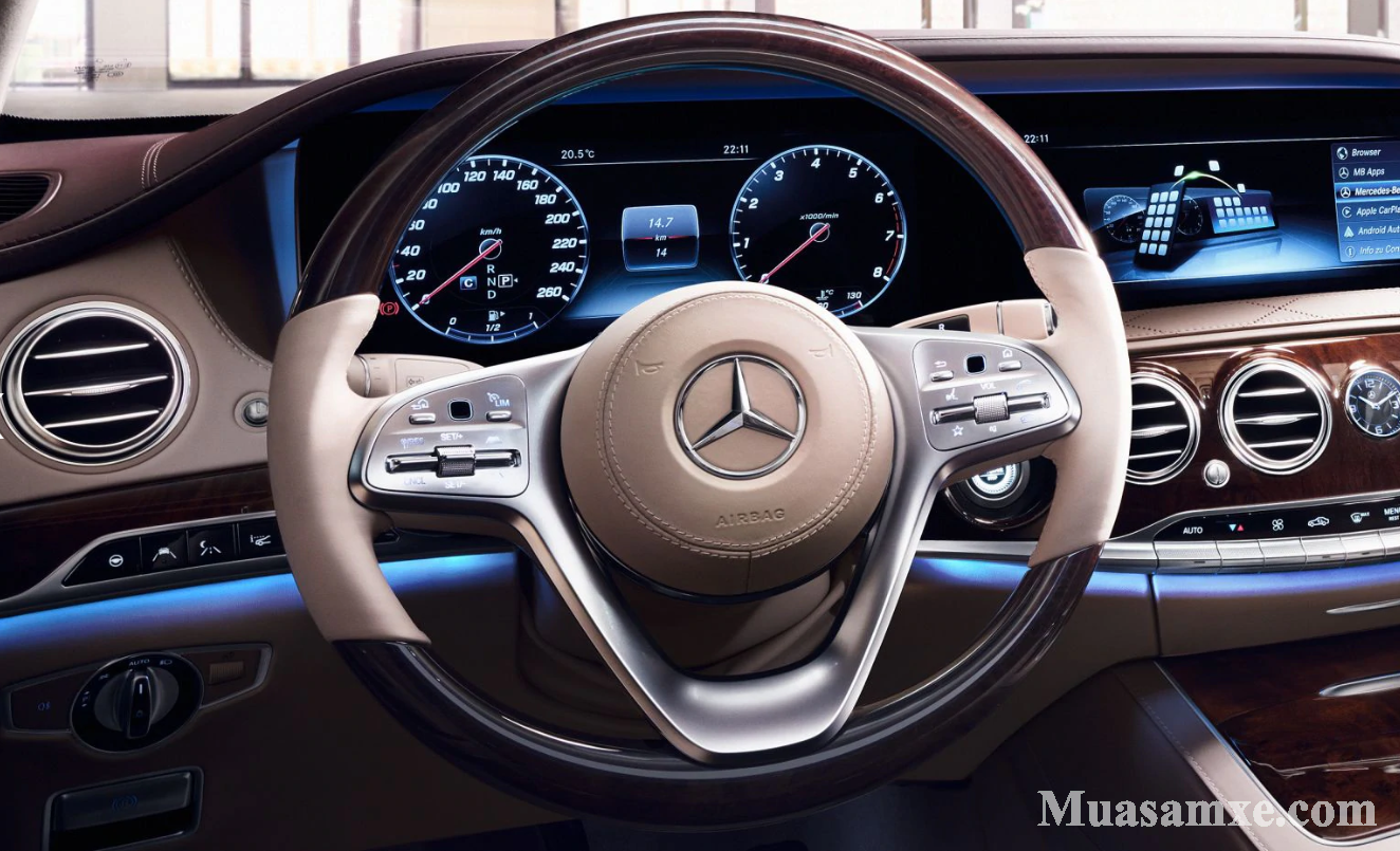 Hệ thống giải trí hiện đại của Mercedes-Benz S-Class