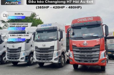 Xe tải Chenglong H7 4 chân thùng mui bạt